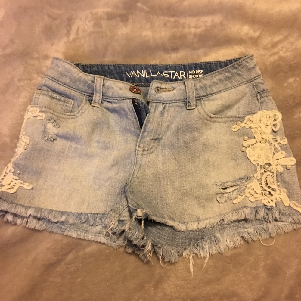 Midrise Shortie Shorts